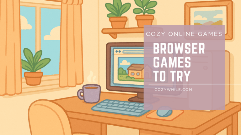 Cozy Online Games Blog Banner